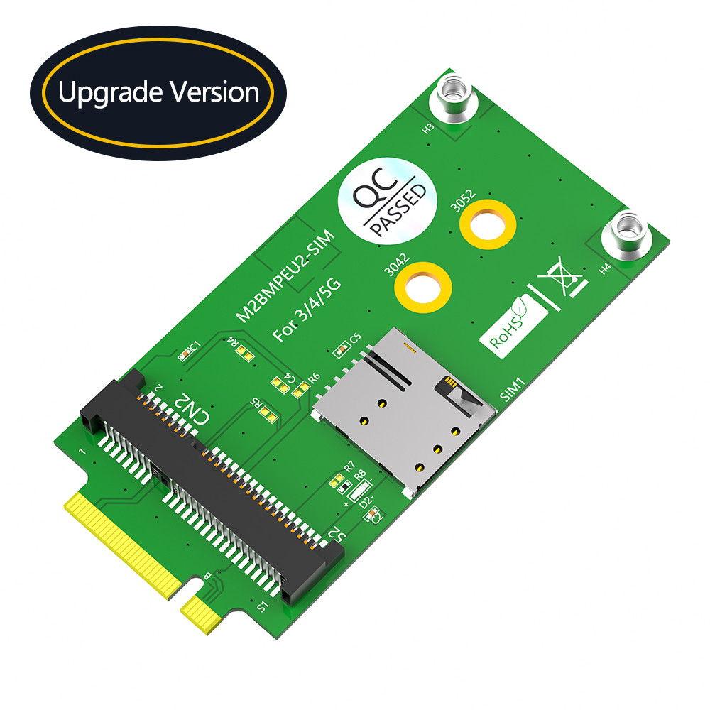 NGFF 3042/3052 M.2 Key B To Mini PCI-E Adapter With SIM Card Slot
