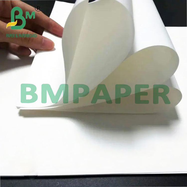 70g 80g 90g White Sack Kraft Paper Food Grade For Grocery Bags