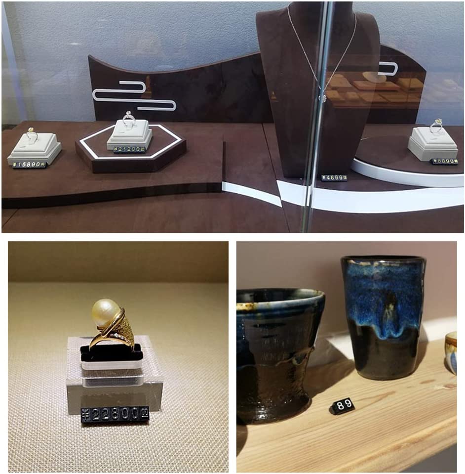 ABS Plastic Jewelry Display Tags Holder for Elegantly Presenting Your Collection