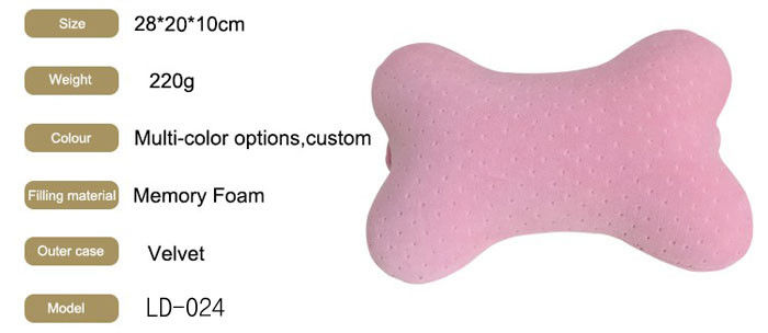 Cute Memory Foam Pillows for Cervical Spine Protection , colorful Car Neck Rest Pillow