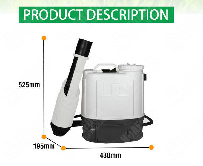 Knapsack Backpack Electrostatic Disinfectant Fogger Machine Agricultural Pesticide