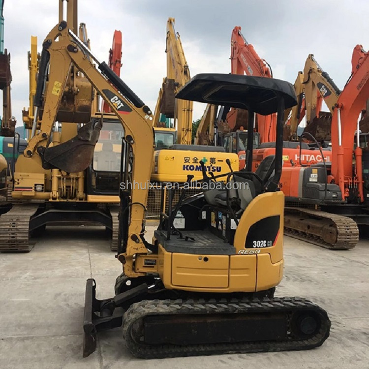 Good quality Second Hand small crawler excavator CAT302 Used hydraulic mini digger caterpillar machine Caterpillar in stock