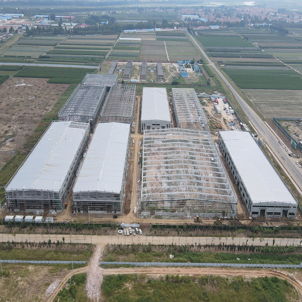 Prefabricated Steel Frame Factory Warhouse Steel Construction Fabrication