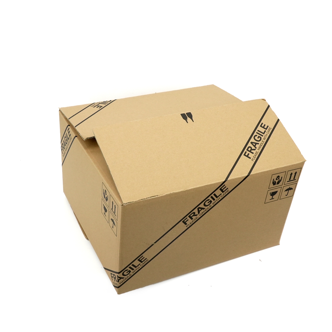 Custom Logo Regular Slotted Carton Paper Shipper Corrugated Boxes For Business Shopping