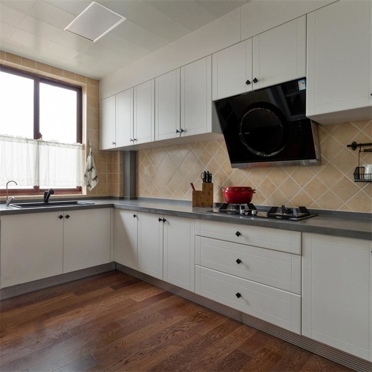 Small Modern Kitchen Countertop Cabinet With Melamine Door Finish