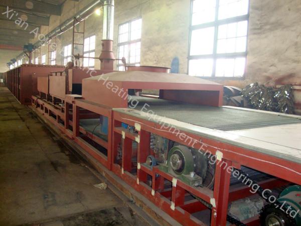 Heavy Duty Continuous Brazing Furnace , Alu Brazing Oven Completed Control