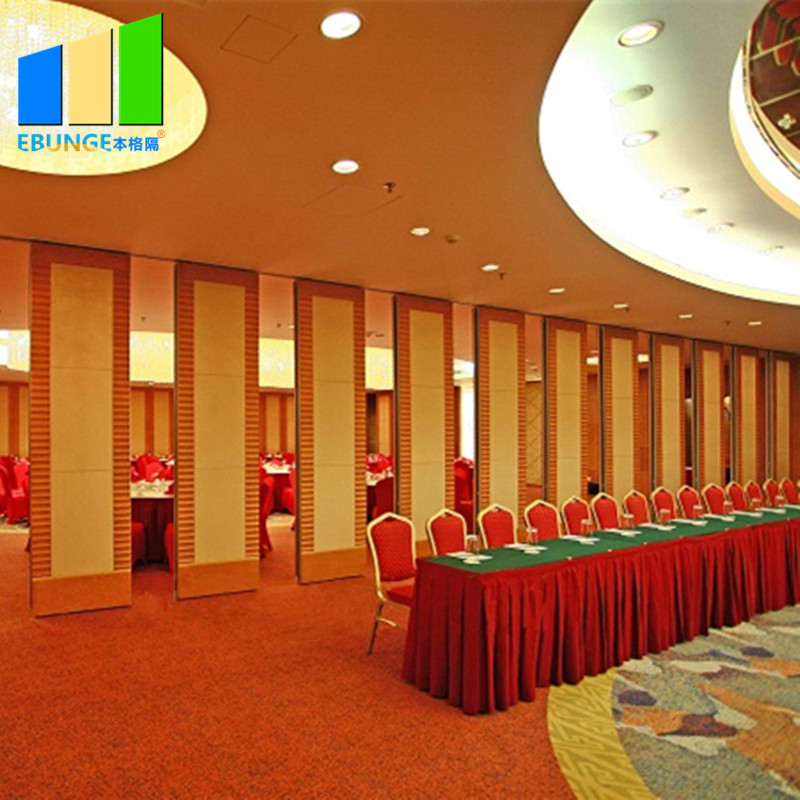 Commercial Slid Sound Proof Door Fold Movable Disposable Partition Wall For Exhibition Room