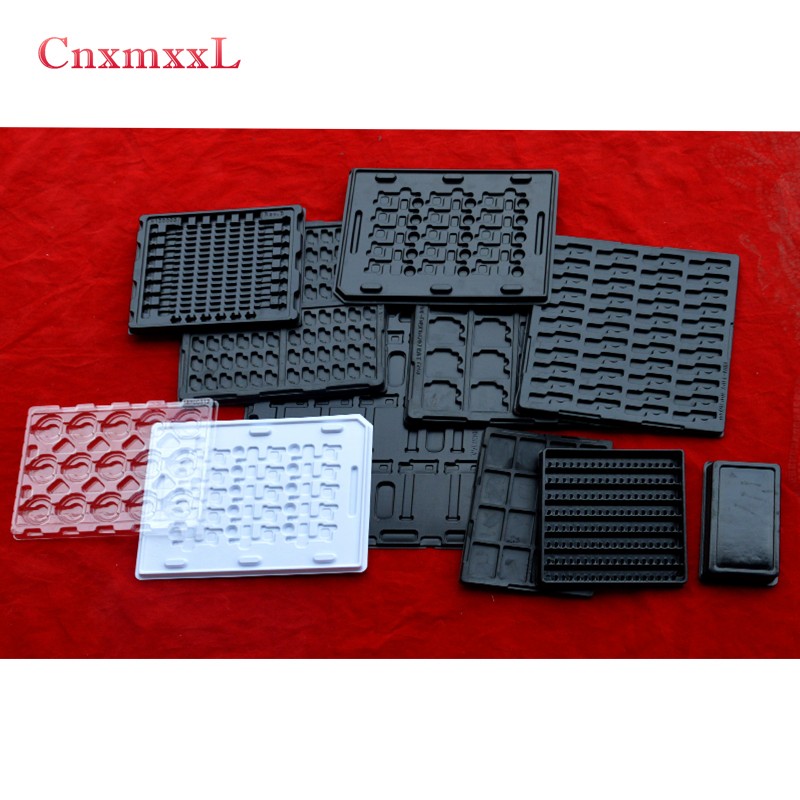 Anti Static EPE Plastic Blister Packaging 80mm Electronic Component Trays