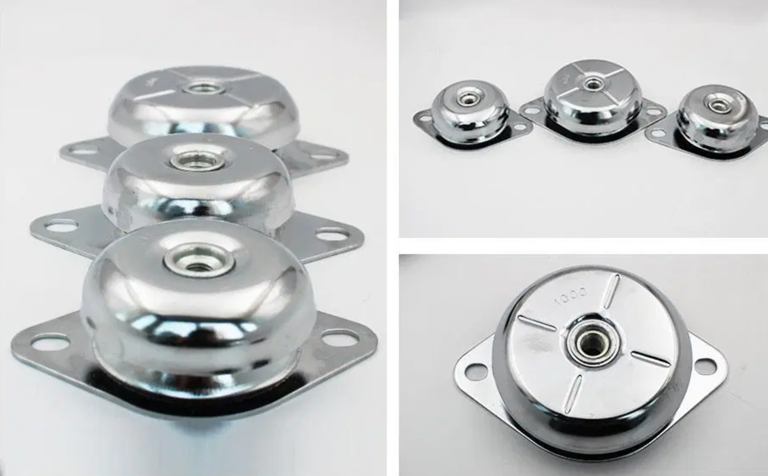 Noise Reduction Rubber Shock Mounts For High Temperature Industrial