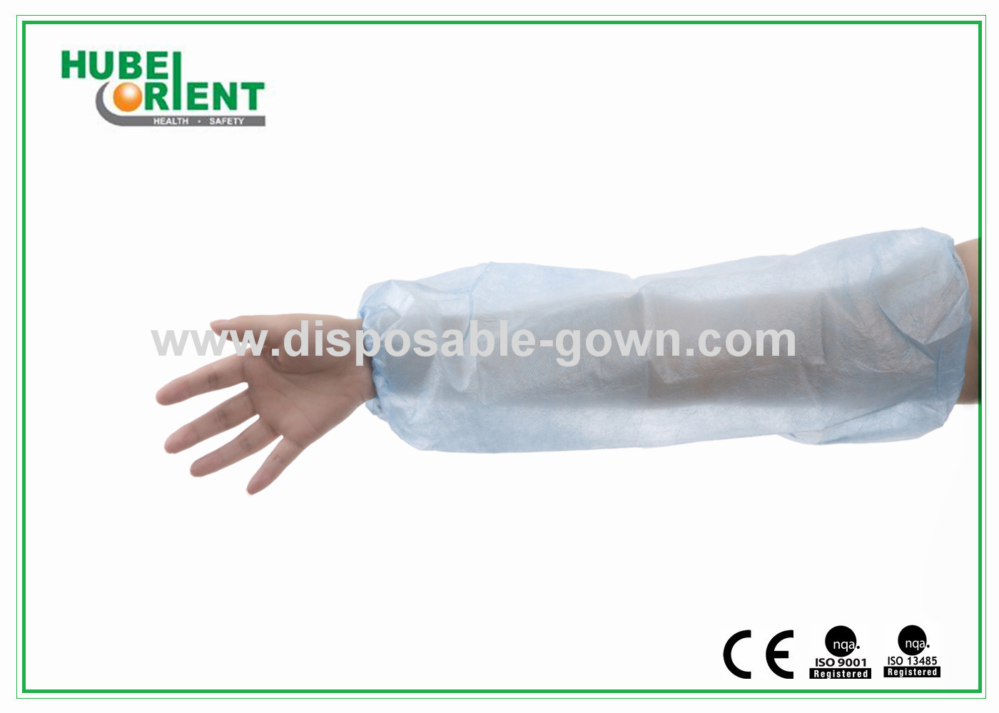 Good Protective Light-Weight Disposable PP + PE Arm Sleeves For Restaurant/Factory/Household Use
