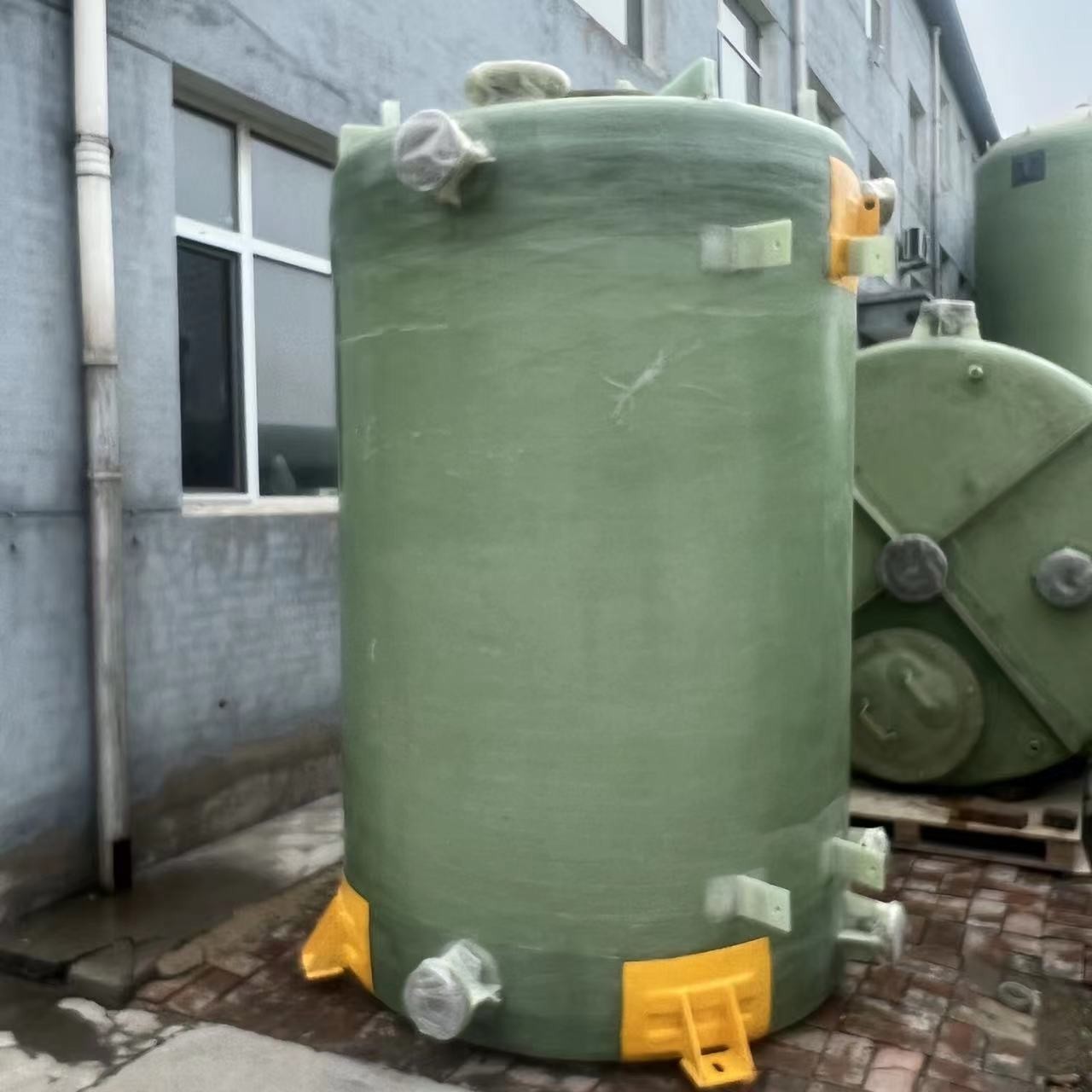 Chemical Industry Vertical Water Tank Frp 11CBM For Potassium Sulfate Plant