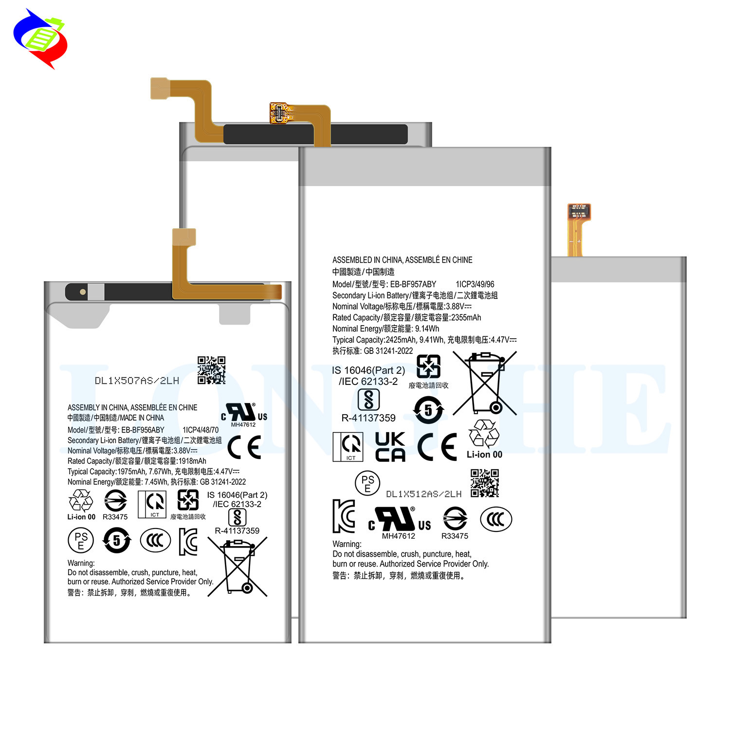 Rechargeable battery EB-BF956ABY EB-BF957ABY phone battery for samsung Galaxy Z Fold6 phone battery manufacturer