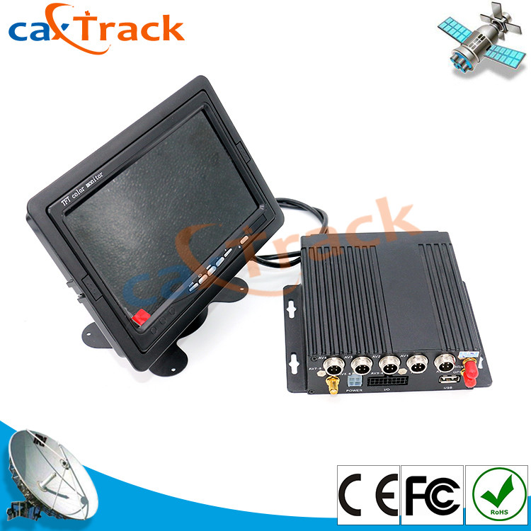 4 Channel HDD Mobile DVR , SD Card Bus Auto DVR Camera Free System