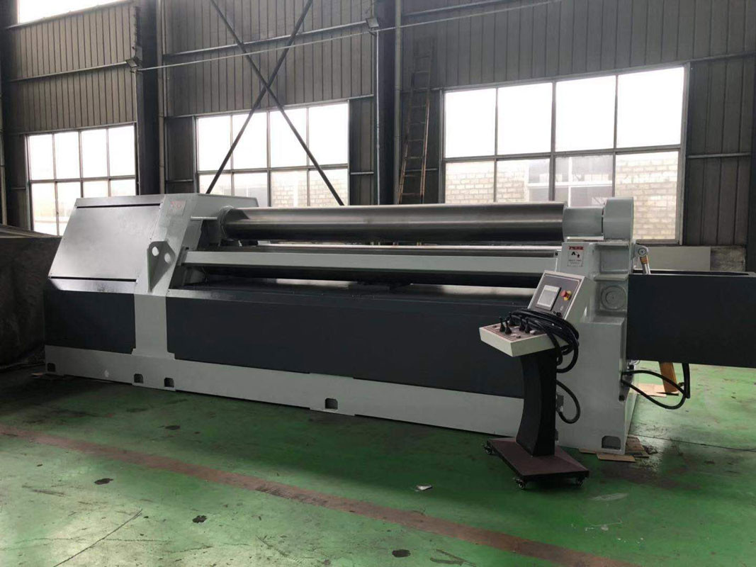 CNC Hydraulic 4 Roller Bending Machine W12-12×3000