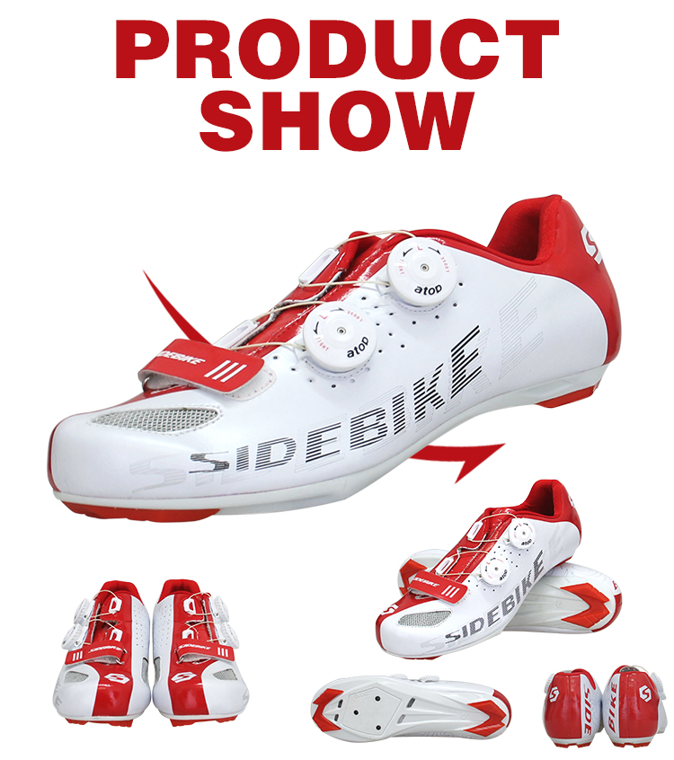 Mesh Indoor Fitness Carbon Fiber Cycling Shoes , Mens Womens SPD Biking Shoes
