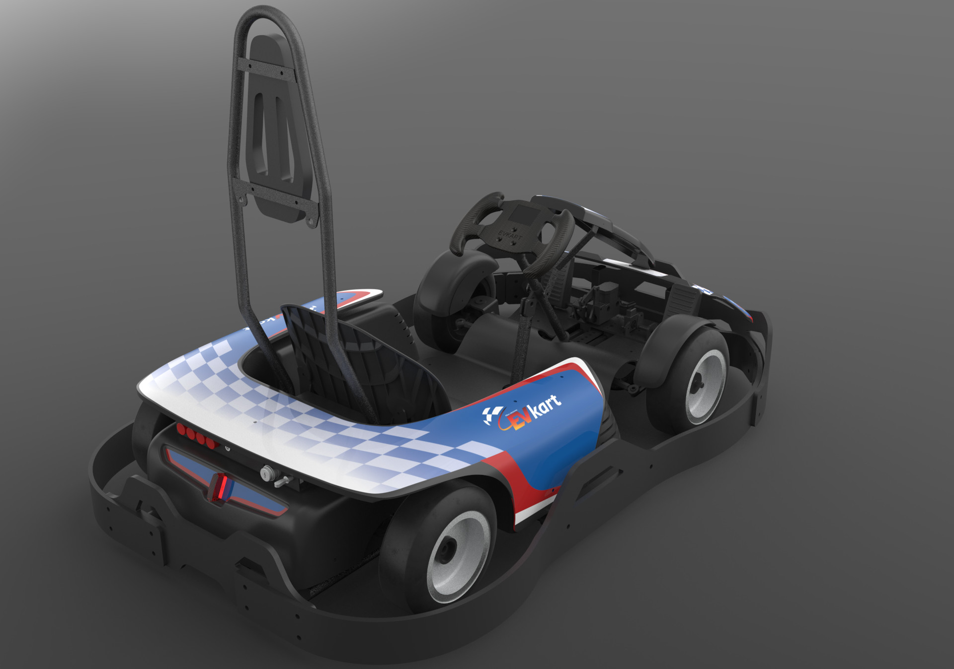 Zero Emission CAMMUS 3000W Electric Karting Go Kart For Adult