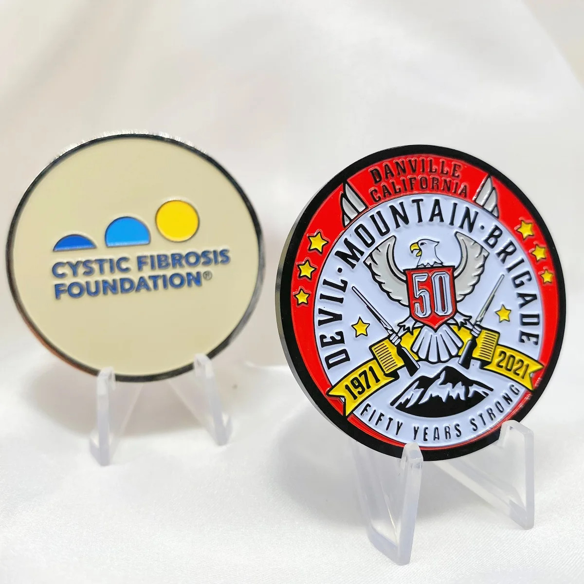Custom Coin Souvenir Brass Gold Silver Logo 3D Metal Challenge Coin for Laser Engraving