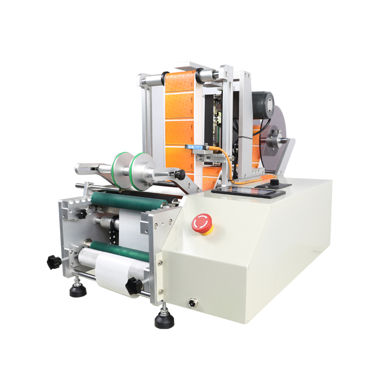 PLC Controlled Manual Fast Semi Automatic Adhesive Wine Round Bottle Labeling Machine