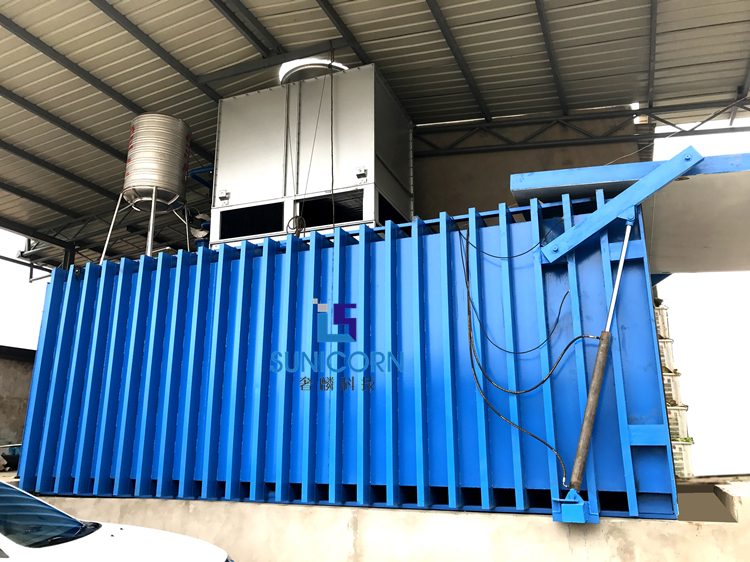 10 Pallets Vacuum Cooling Machine , Vacuum Cool Chamber For Vegetables