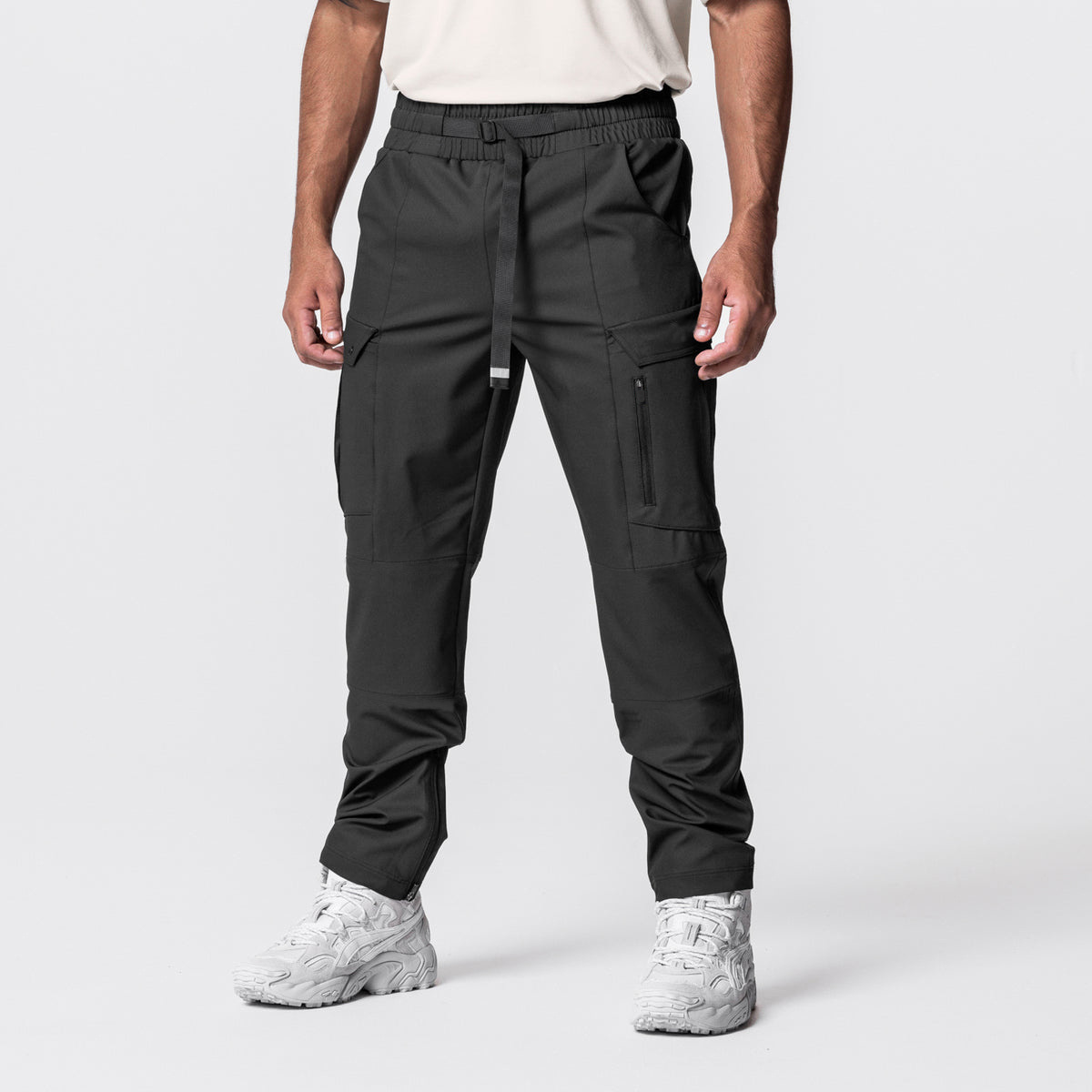 Spring And Autumn Nylon Track Pants Multi-Pocket Casual Loose Outdoor Sports Pants