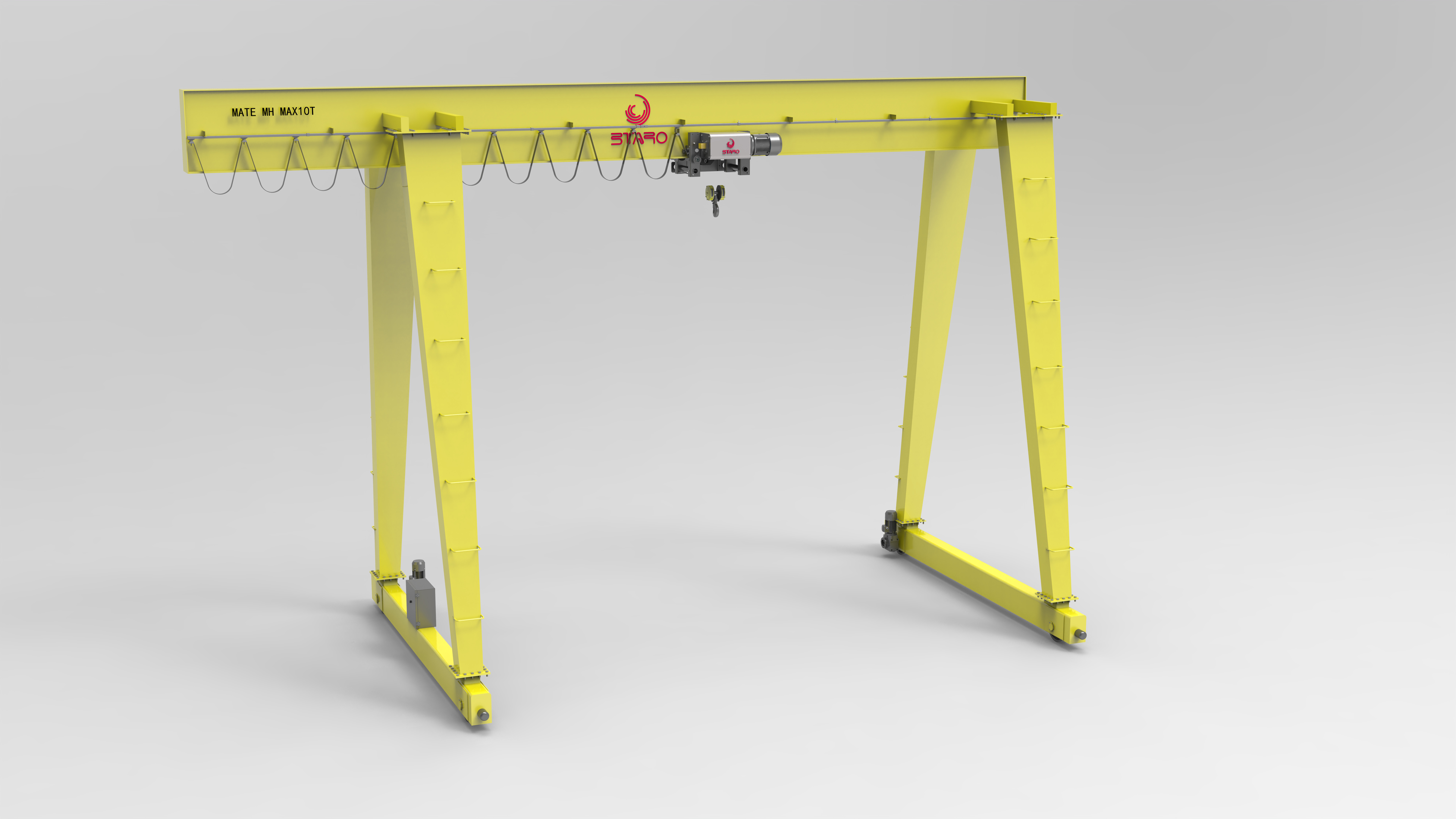 Portable Mobile Manual Single Girder Gantry Crane for Versatile Material Handling