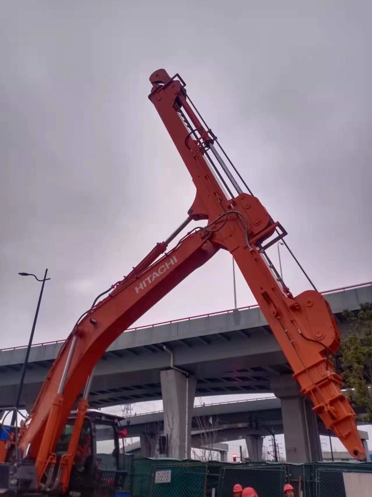 Komatsu Three Section Telescopic Dipper Arm , Q960D Long Reach Boom And Stick