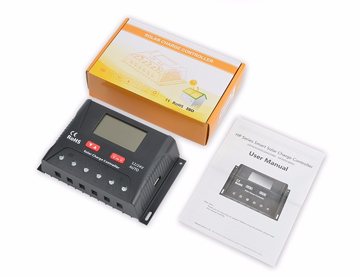 LCD Display PWM Solar Charge Controller 12V PWM 30A Solar Controller