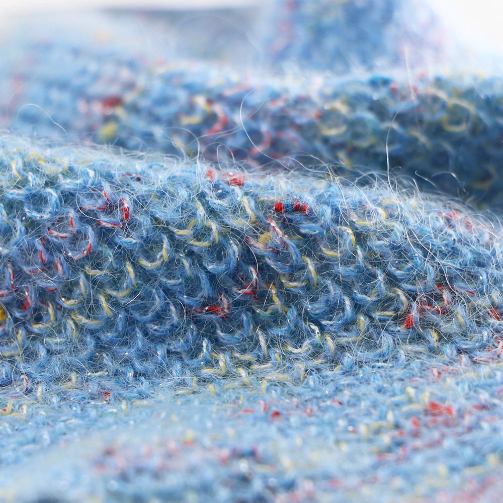 Shawls Knitting Mohair Wool Yarn 1/8NM Moistureproof Practical