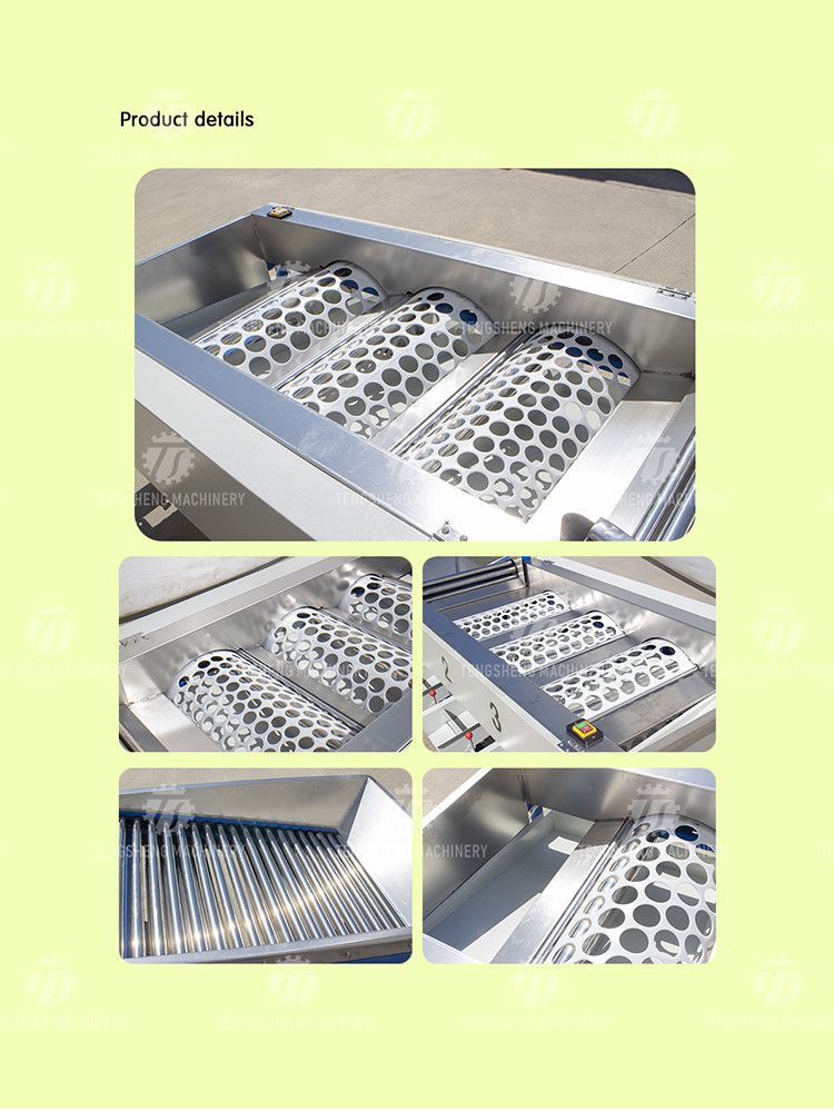 280KG Fruit sorting size picking machine stainless steel material specifications can be determined for sorting potatoes
