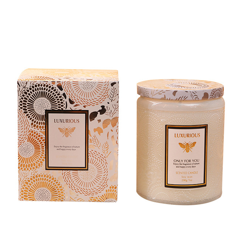 0.2kg Vegan Eco Friendly Candles , 60mm Natural Soy Wax Scented Candles