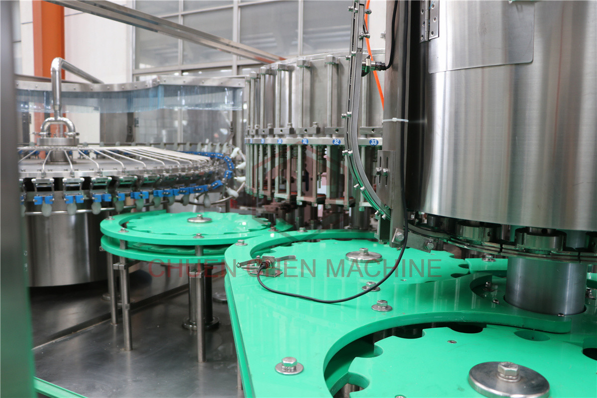 Basil Seed Filling And Capping Machine / Glass Bottle Juice Rinsing Bottling Line