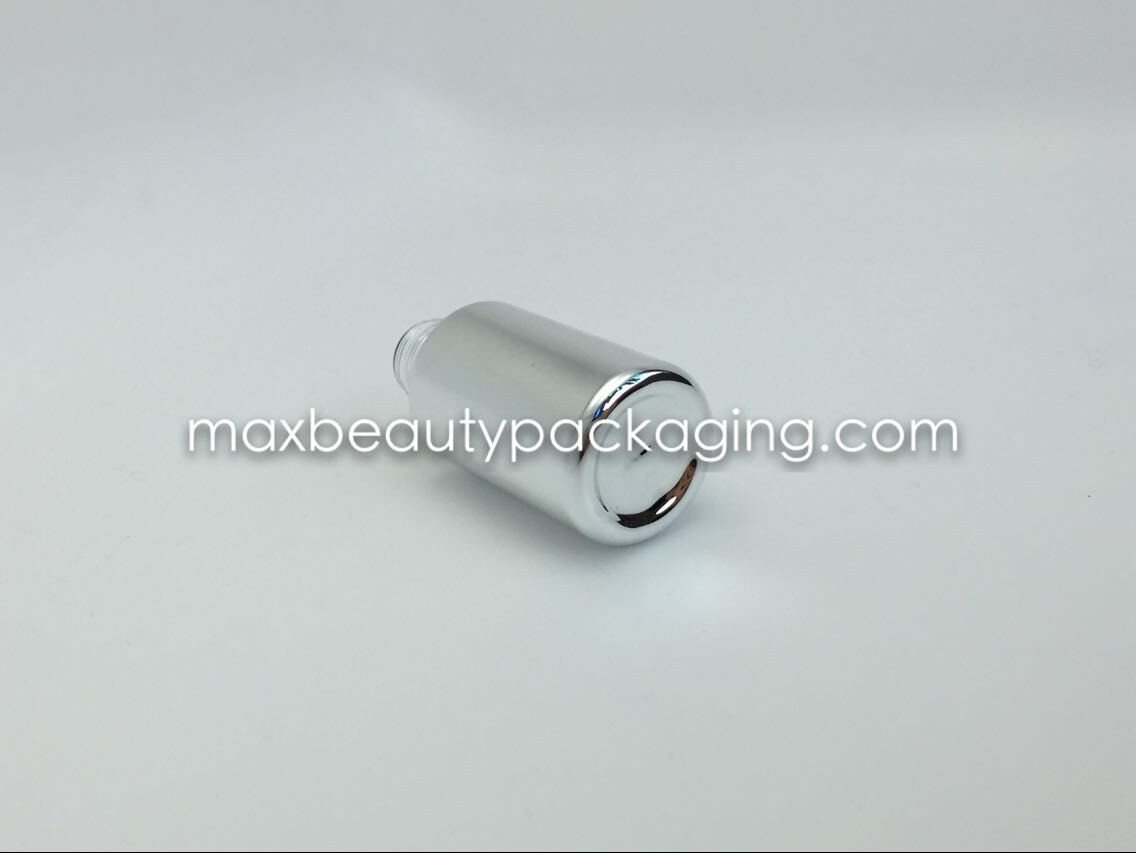 thick strong tough powder coating gel bottle uv metallic silver coating color environment friendly nail polish packaging