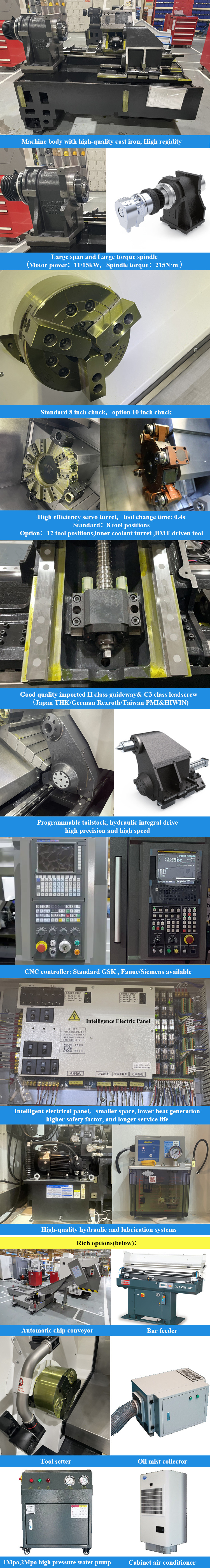SMTCL Slant Bed CNC Precision Lathes IT35L Small CNC Lathe With Live Tooling CNC Lathe Machine For Metal