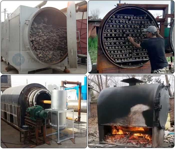 Miscellaneous Fruit Wood Carbonization Furnace Charcoal Production Equipment