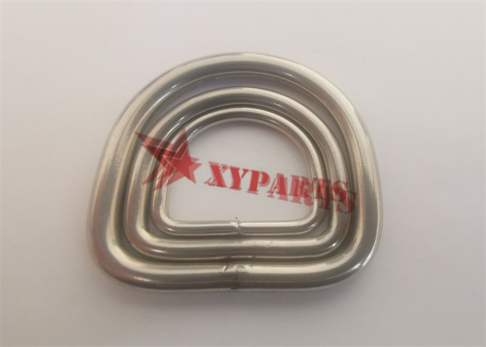 3 X 25 X 30 Mm Stainless Steel D Type Lacing Rings For Fixing Insulation Jackets