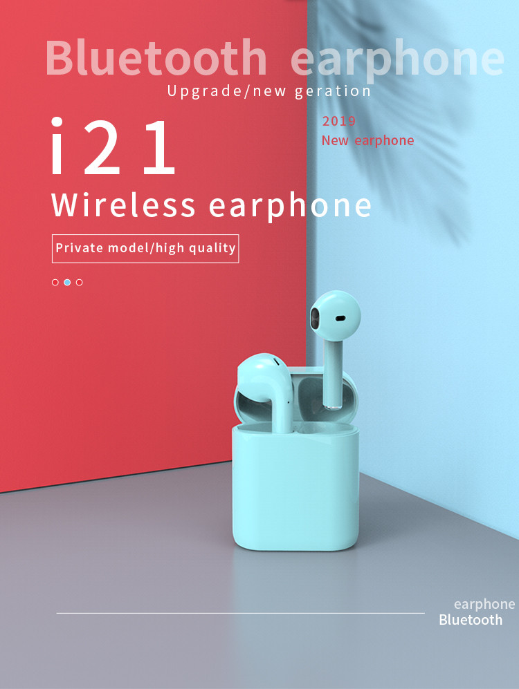Mini TWS I21 V5.0 135g Small Wireless Bluetooth Earbuds
