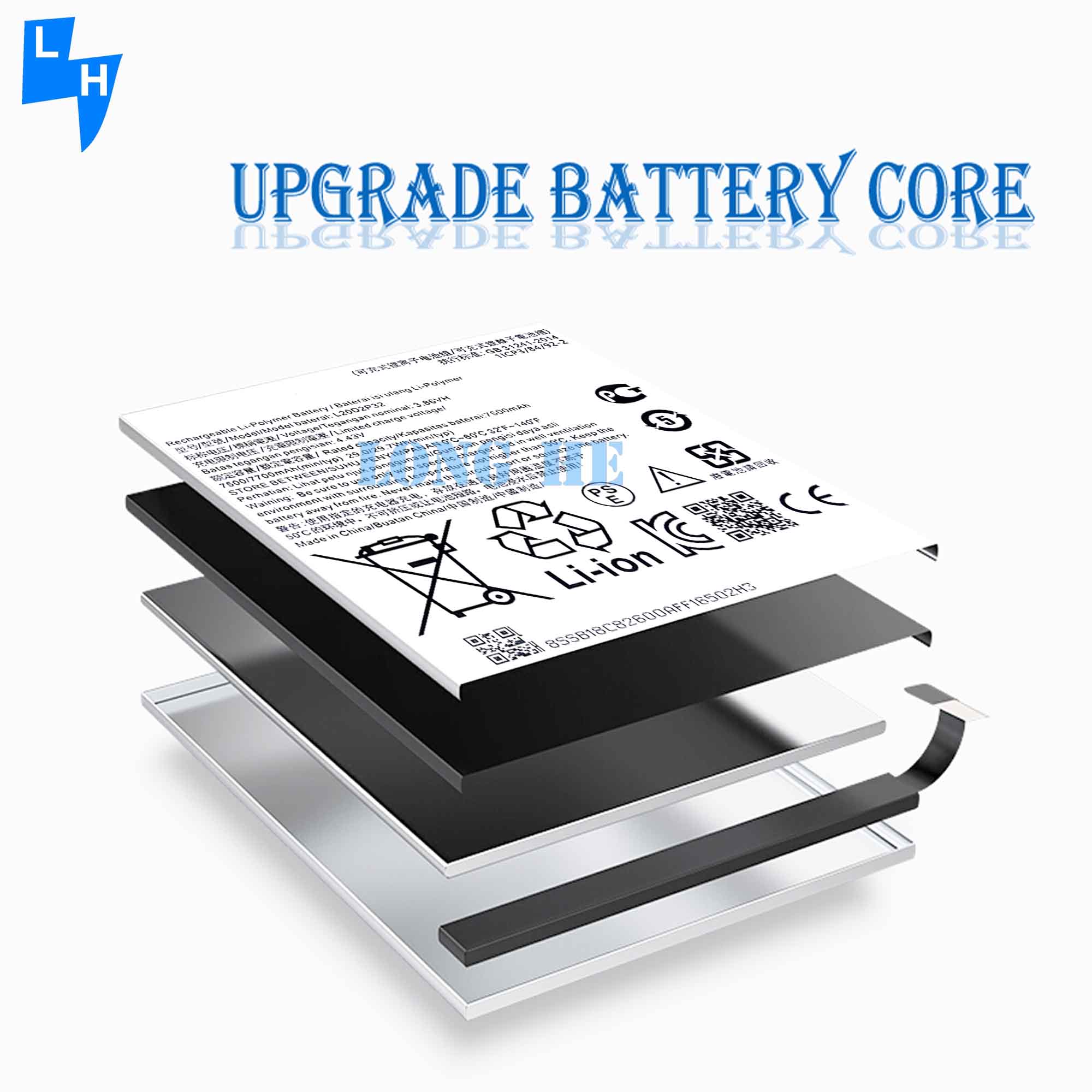 Lenovo Tab P11/ TB-J606F/K10 TAB/ K10 10.3 Smart Tab 7500mAh Capacity L20D2P32 Battery