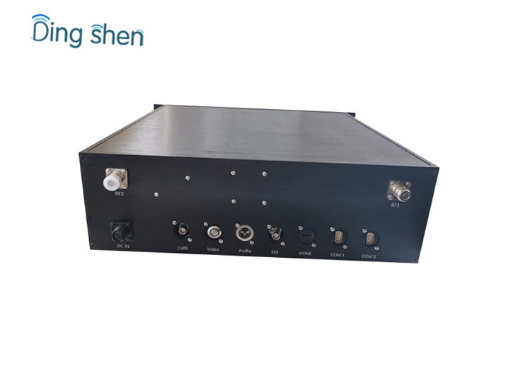 19 Inch Rf Powerful Radio Transmitter And Receiver 433mhz For Vehicle NLOS Mobile Digital Image Transmission