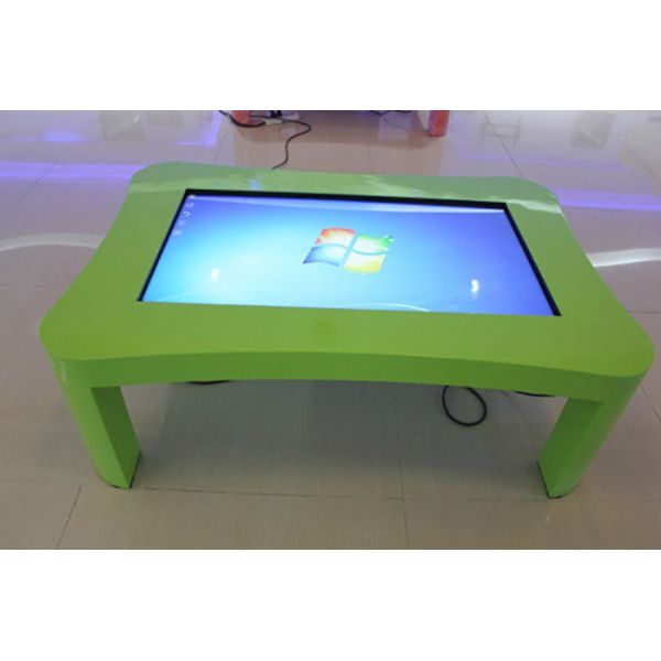 Stand 43 inch LCD interactive touch coffee table with embedded PC Win10 OS