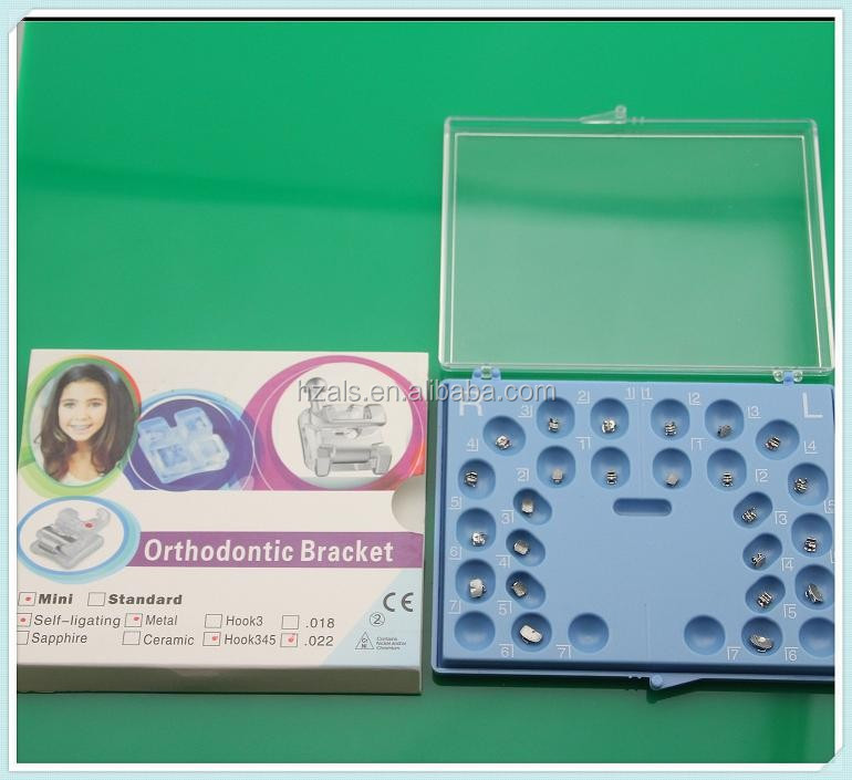 0.022 0.018 Solt Dentist Orthodontist Metal Roth Braces Self Ligating Brackets