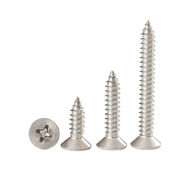 Metal Particle Board Screws With Cross Recess Type Z, Countersunk Head Screw For Wood