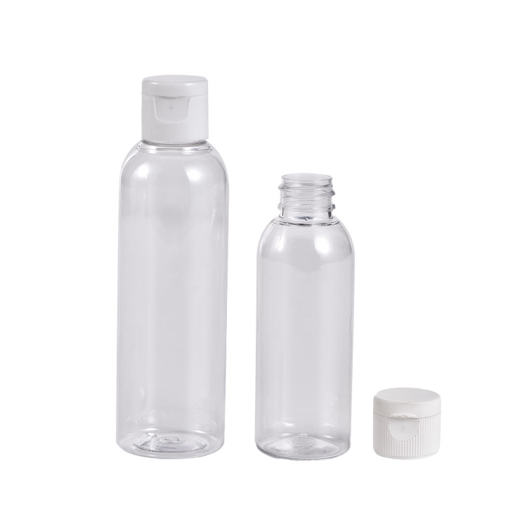 Tassel 50ml 100ml 120ml 250ml plastic shampoo bottles With Flip Top Cap for shampoo body lotion hand sanitizer