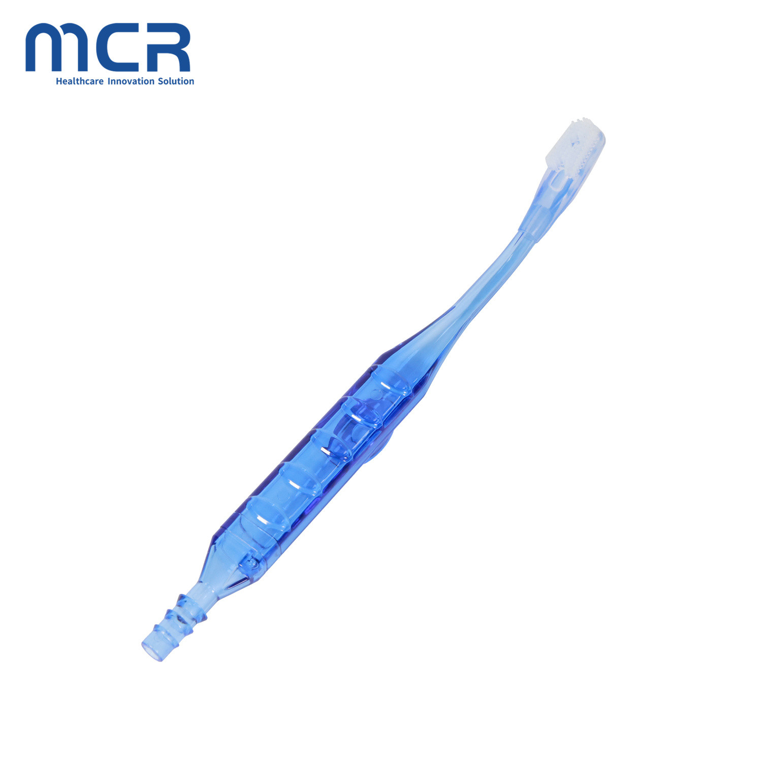 Medical Toothbrush with Nylon Polished Bristles with Suction Swab