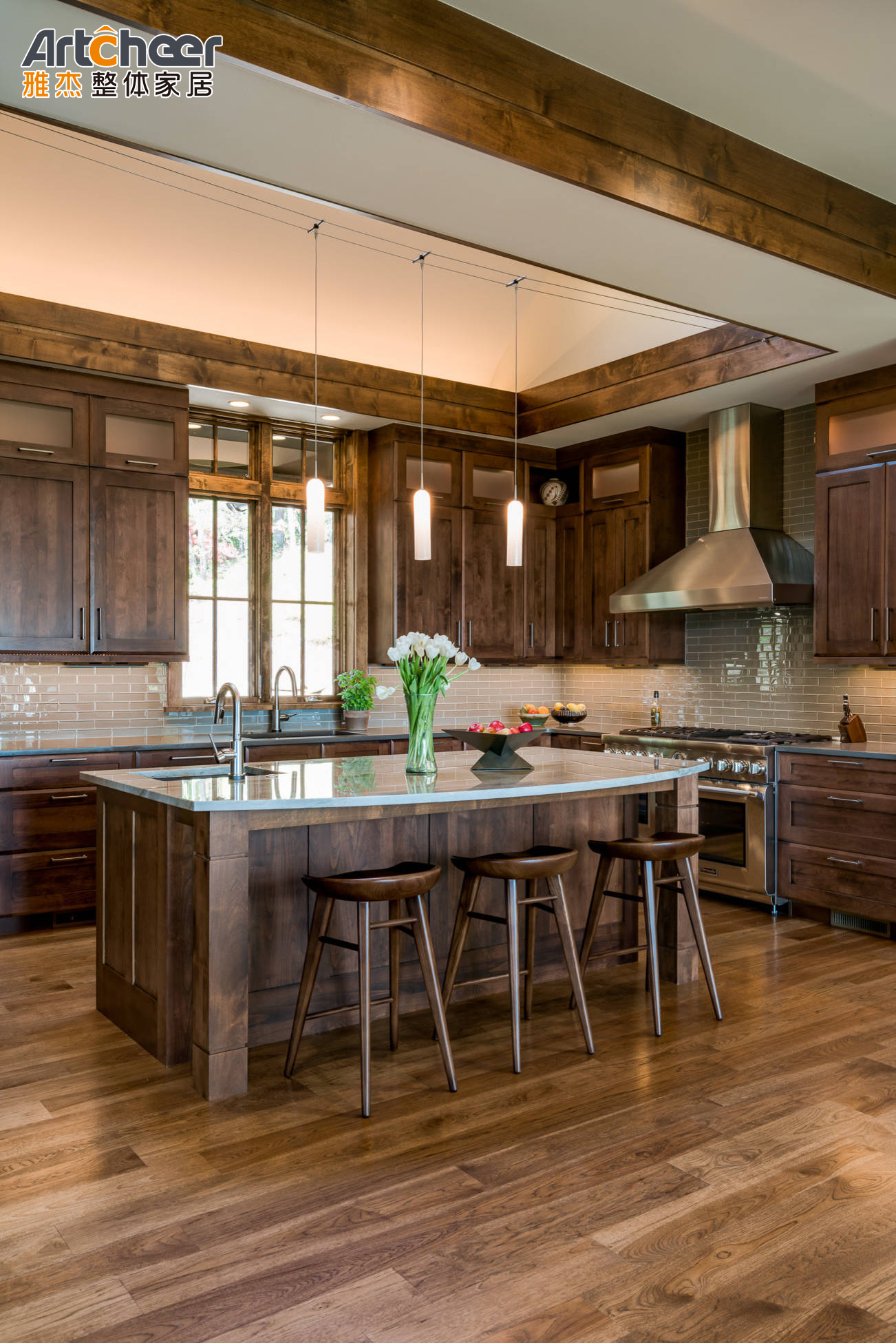 Modern Stylish Antique Wooden Kitchen Cabinet Shaker Design for Traditional Kitchens