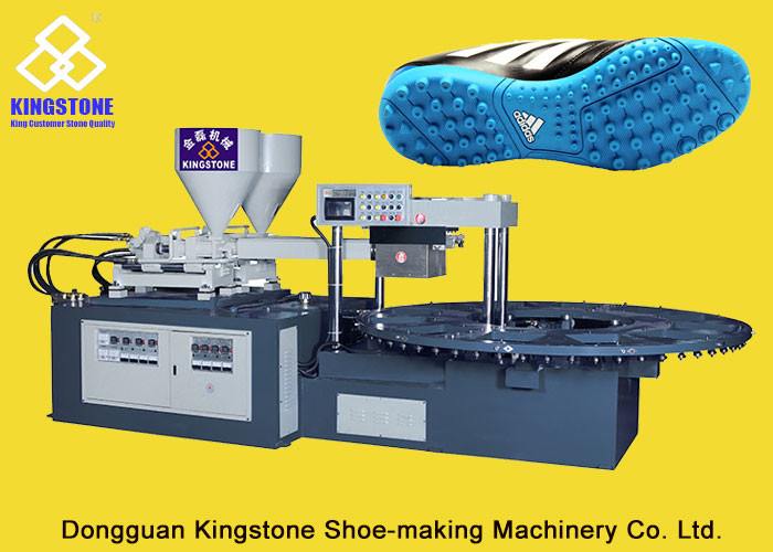 Double Density PVC TR TPU Tpr Sole Making Machines For Leather Shoes / 5*3*2m