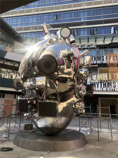 Outdoor Metal Planet Earth Sculpture SS 304 316 For Display