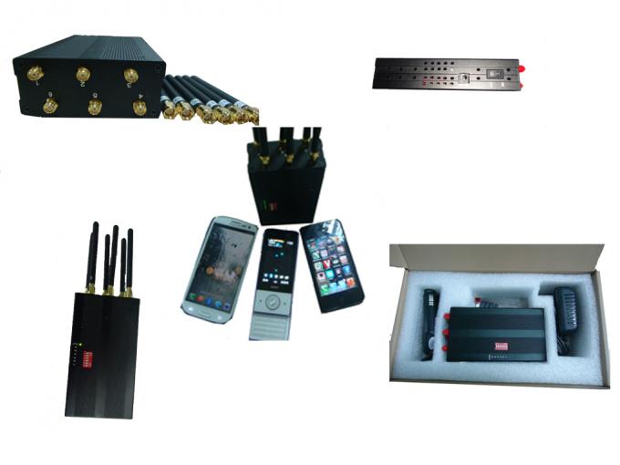 GPS + WIFI + 3G Portable Cell Phone Jammer / Blocker EST-808HI For School 1