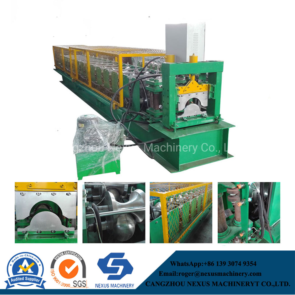 High Speed Prepainted Steel Roof Tile Ridge Cap Roll Forming Machine