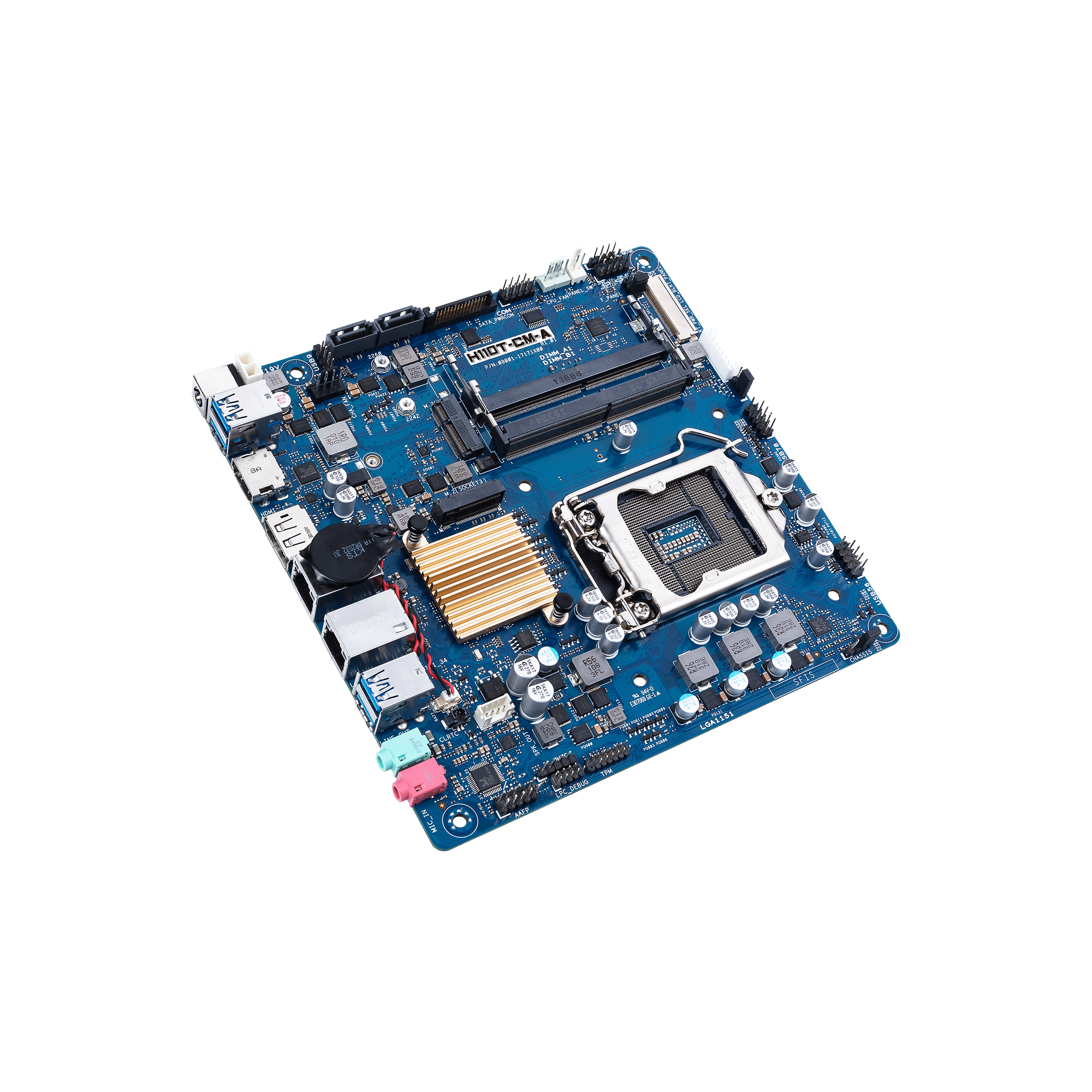 Intel Chipset Industrial Motherboard Four Memory Channel H110T-CM-A 3- LGA 1151 ITX