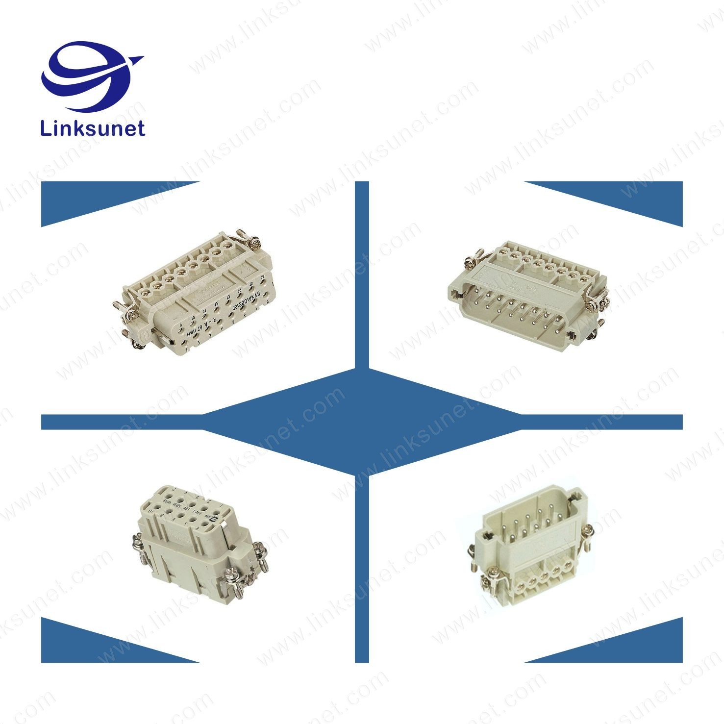 3M C3811 / 10SF Add Harting Terminal Harness 2 Lines 10 Way 2.54mm Pitch IDC Cable Connector
